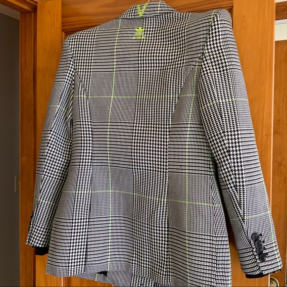 L👀k! Ivy Park Houndstooth Suit Jacket Size M - Picture 7 of 8